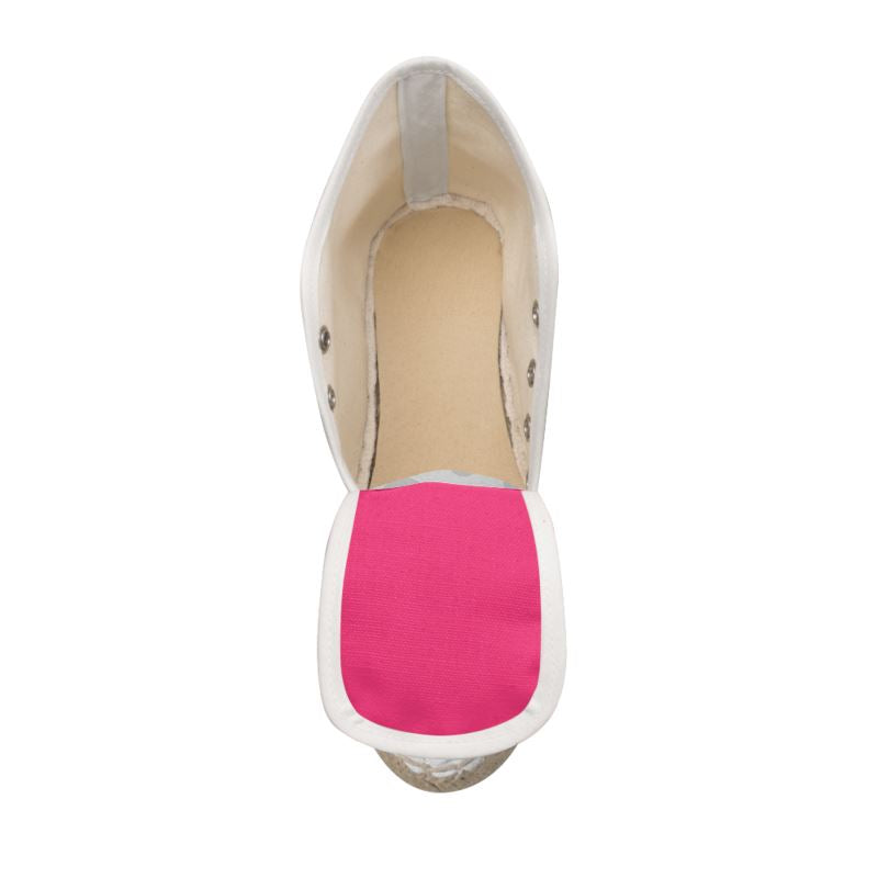 Lemon Lime candy Luxury Ladies Wedge Espadrilles collection