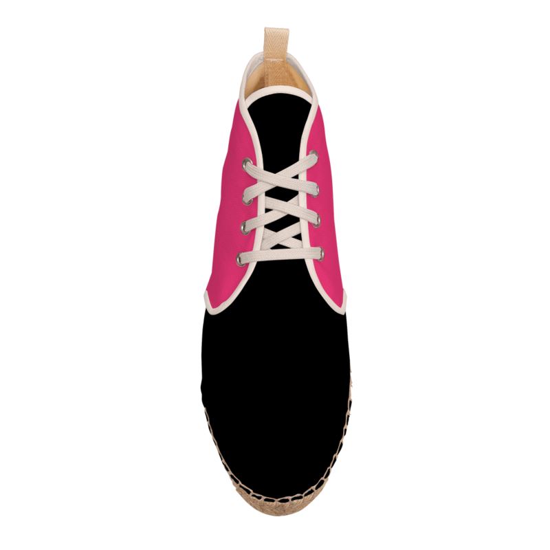 Lemon Lime candy Luxury Hi Top Espadrilles collection