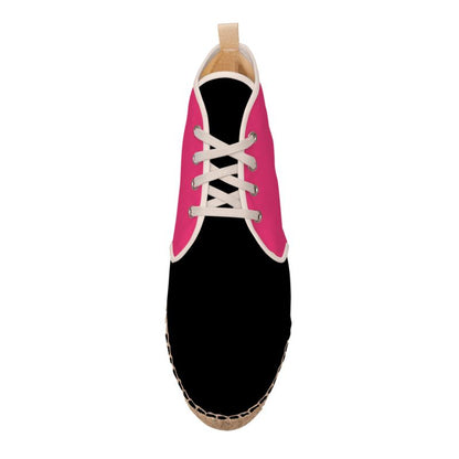 Lemon Lime candy Luxury Hi Top Espadrilles collection