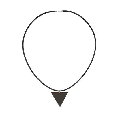 Black Gold Wooden Pendant Geometric Shapes