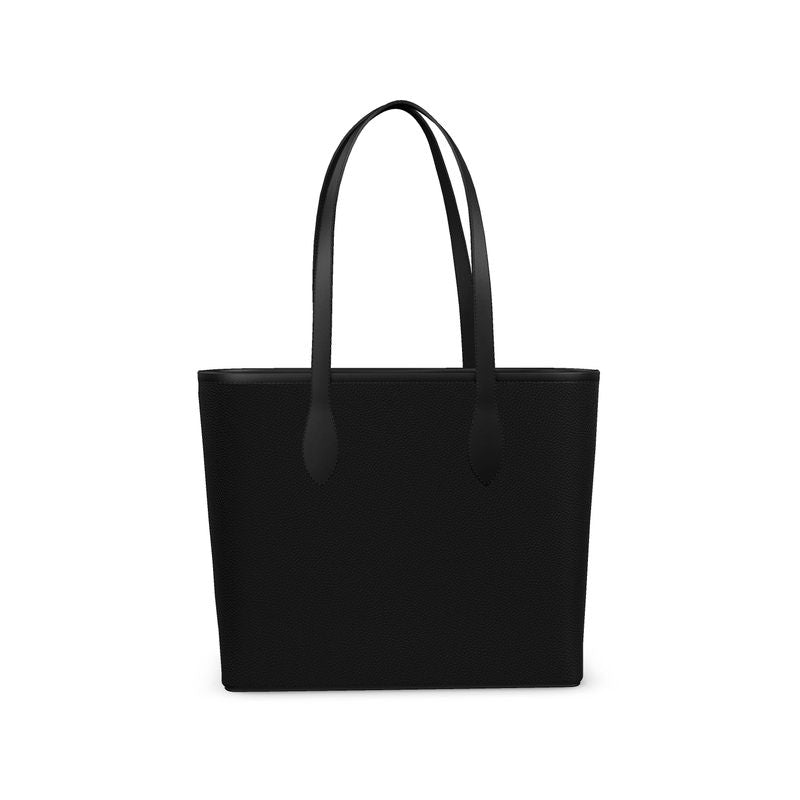 Black Gold Leather City Shopper