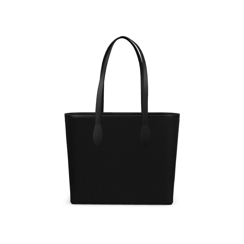 Black Gold Leather City Shopper