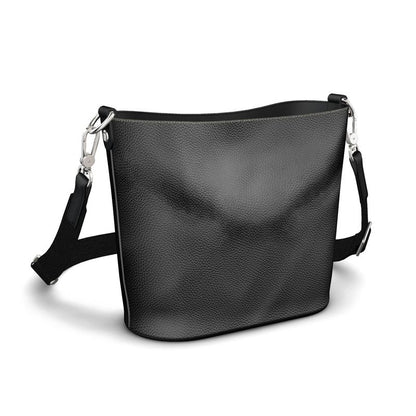 Black Gold Penzance Large Leather Bucket Tote