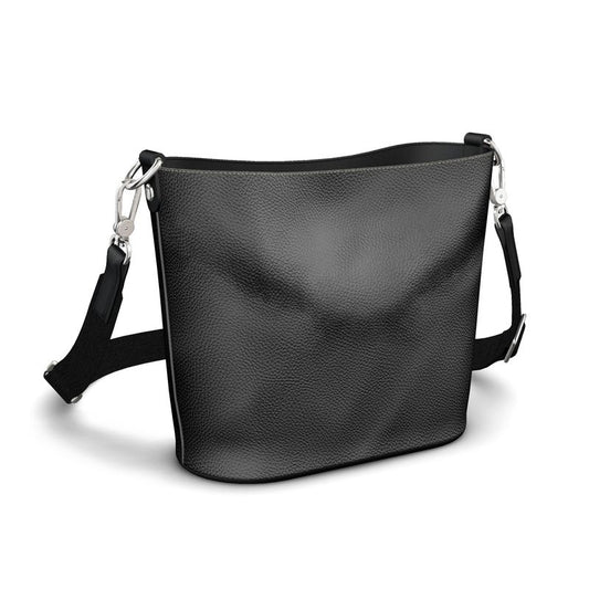 Black Gold Penzance Large Leather Bucket Tote
