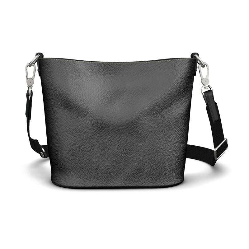 Black Gold Penzance Large Leather Bucket Tote