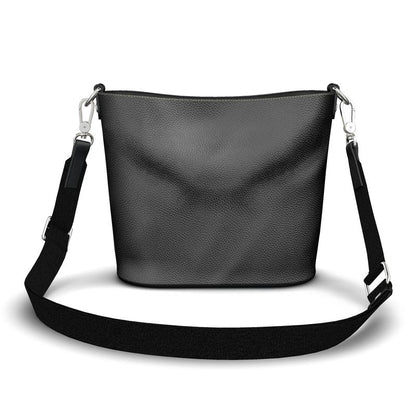 Black Gold Penzance Large Leather Bucket Tote