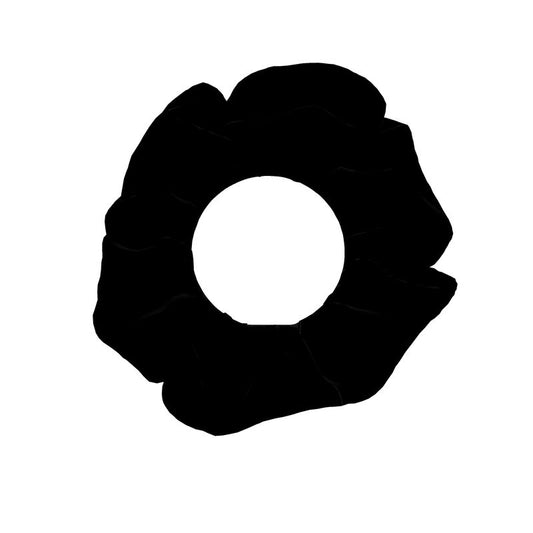 Black Gold Scrunchie 3 Pack