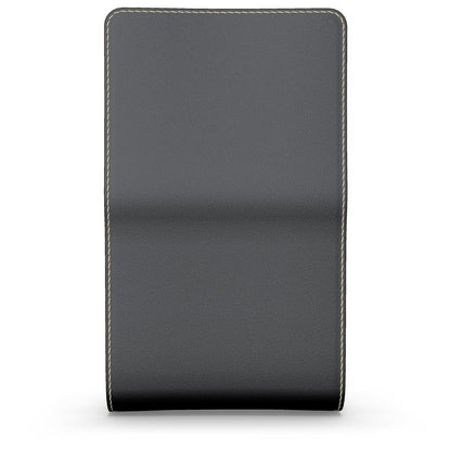 Black Gold Small Leather Foldover Purse