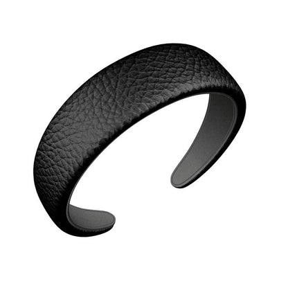 Black Gold Leather Headband