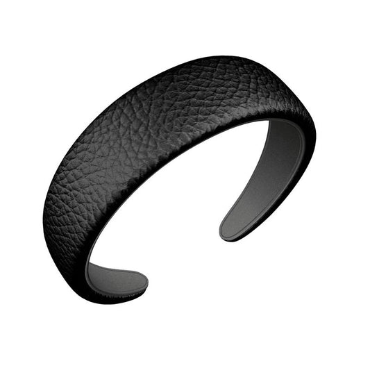 Black Gold Leather Headband