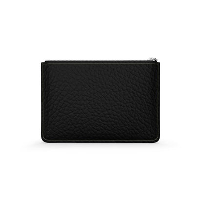 Black Gold Leather Pouch