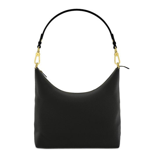 Black Gold Square Hobo Bag