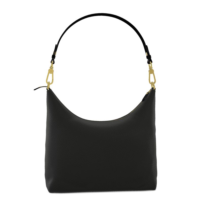 Black Gold Square Hobo Bag
