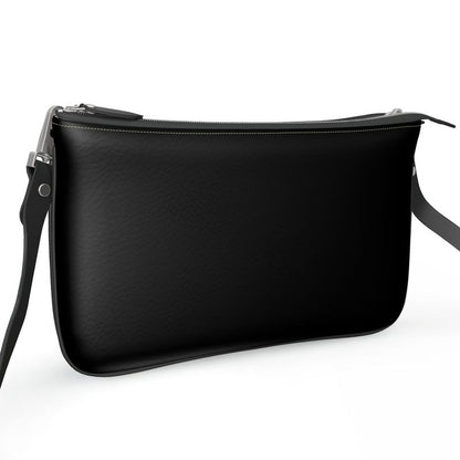 Black Gold Pochette Double Zip Bag