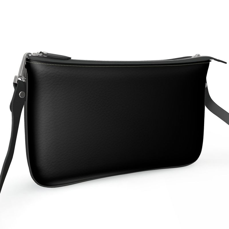 Black Gold Pochette Double Zip Bag