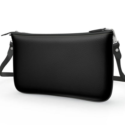 Black Gold Pochette Double Zip Bag