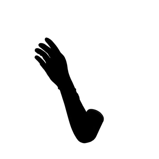 Black Gold Long gloves