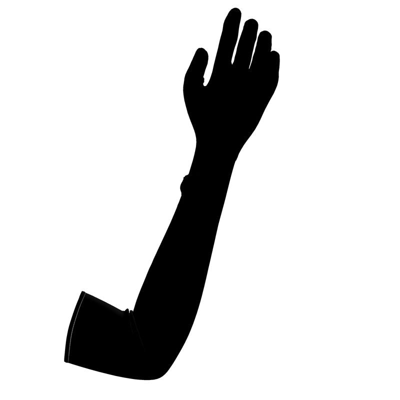 Black Gold Long gloves