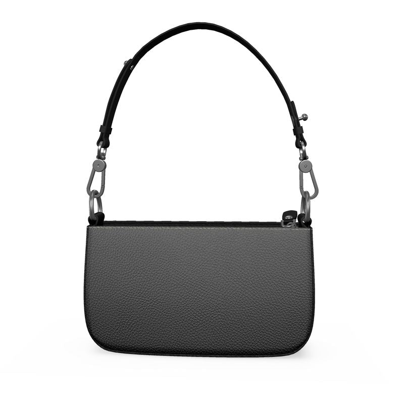 Black Gold Zip Box Bag