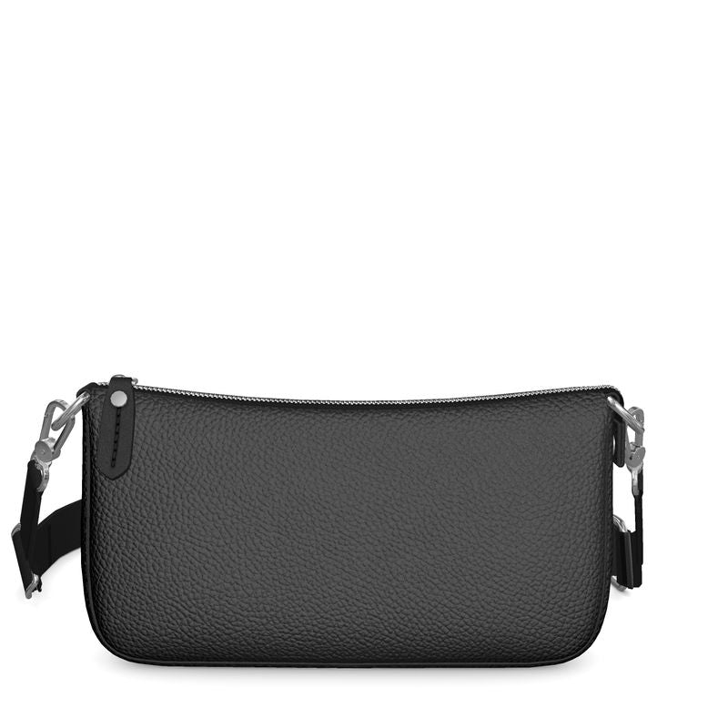 Black Gold Baguette Bag