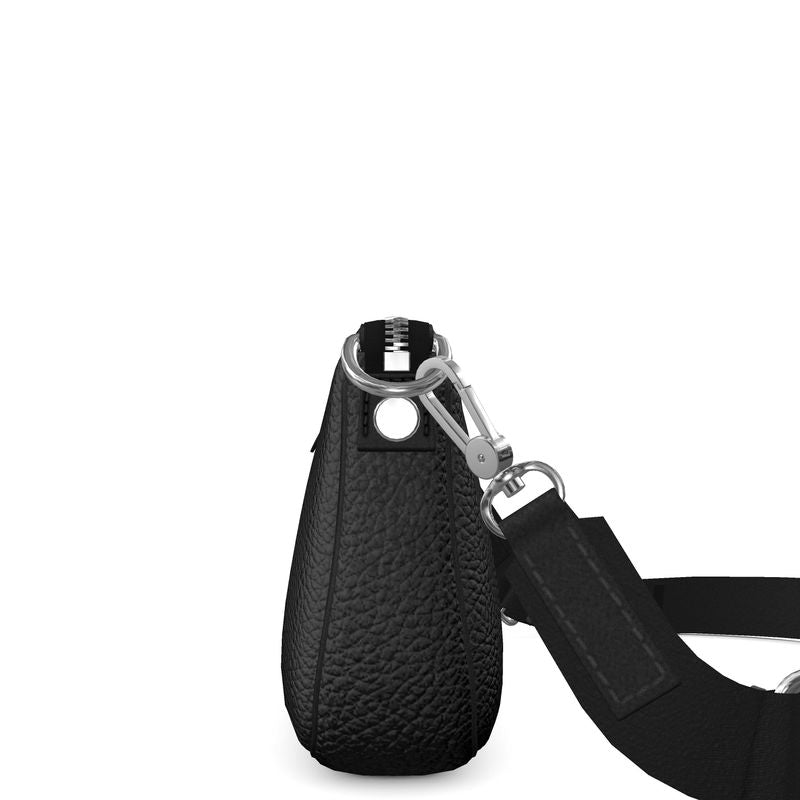 Black Gold Baguette Bag
