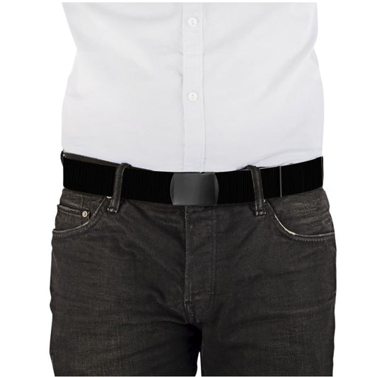 Black Gold Webbing Belt