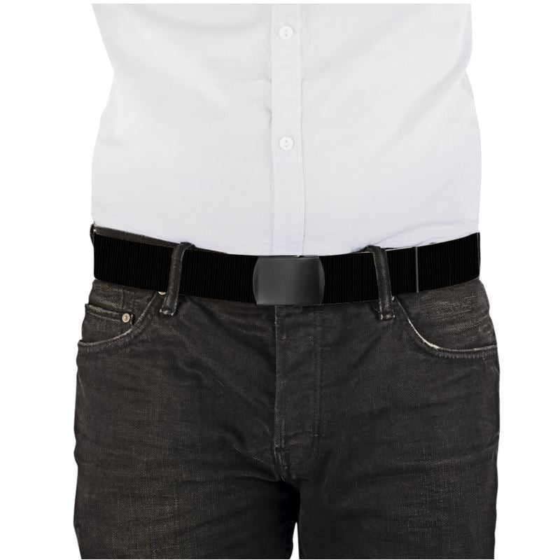Black Gold Webbing Belt