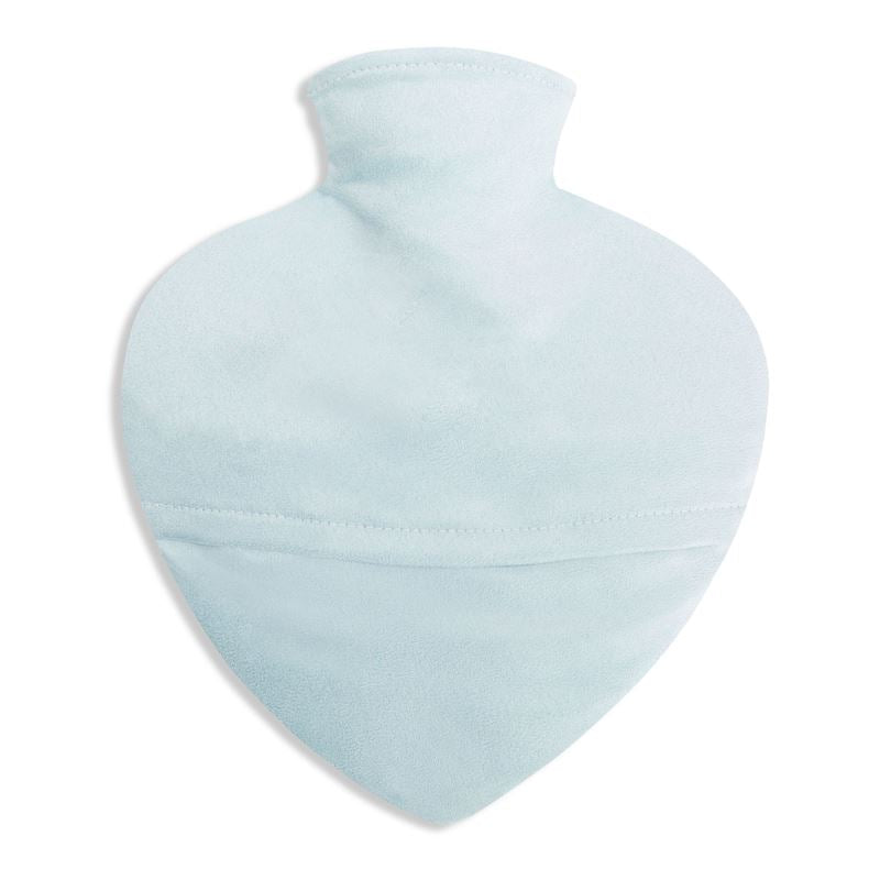 Black Gold Heart Hot Water Bottle