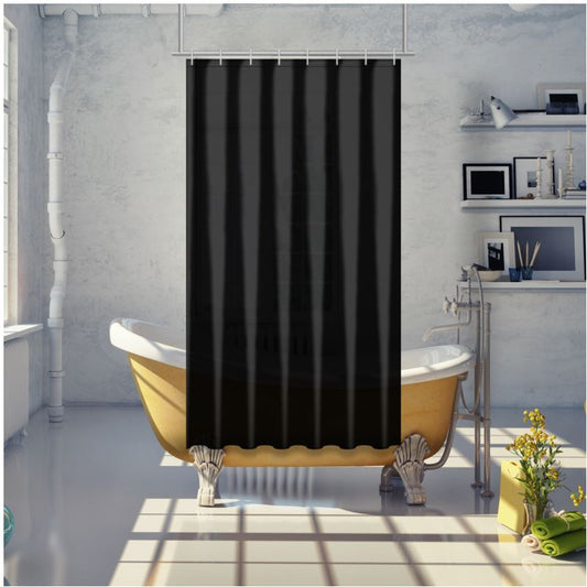 Black Gold Shower Curtain