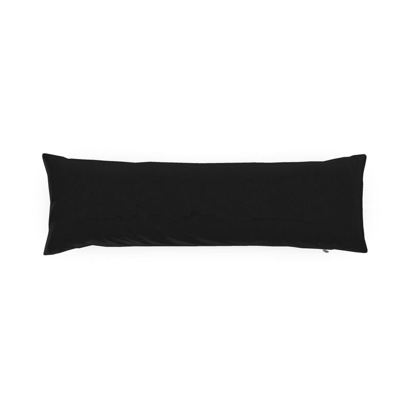 Black Gold Bolster Pillow