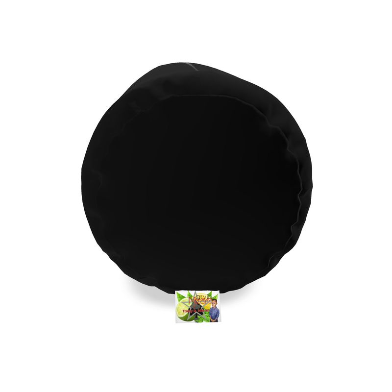 Black Gold Big Bolster Pillow