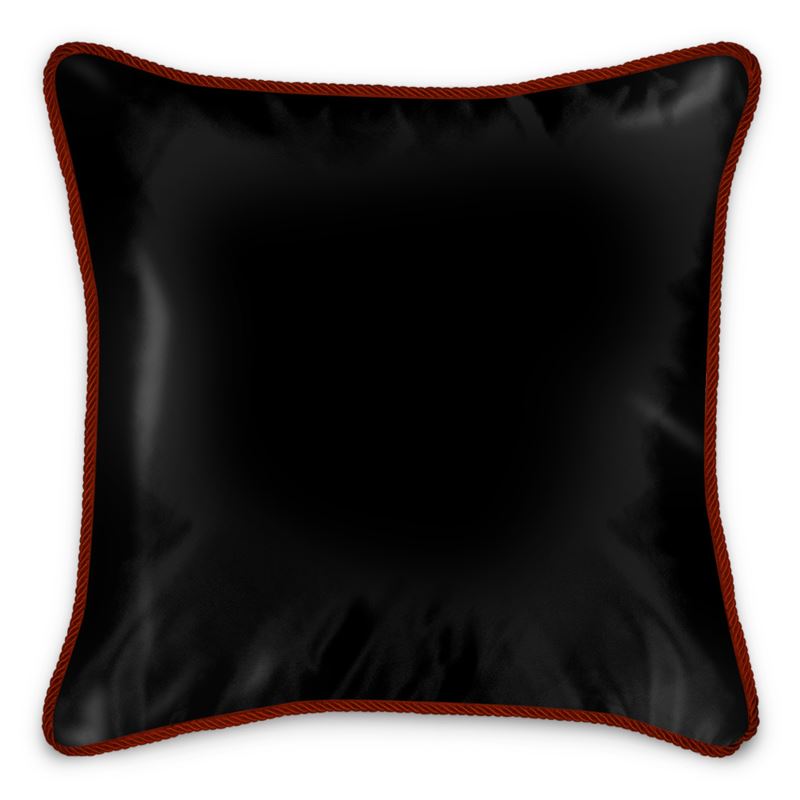 Black Gold Silk Pillows