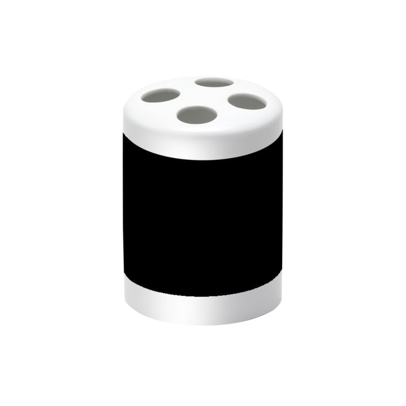 Black Gold Toothbrush Holder