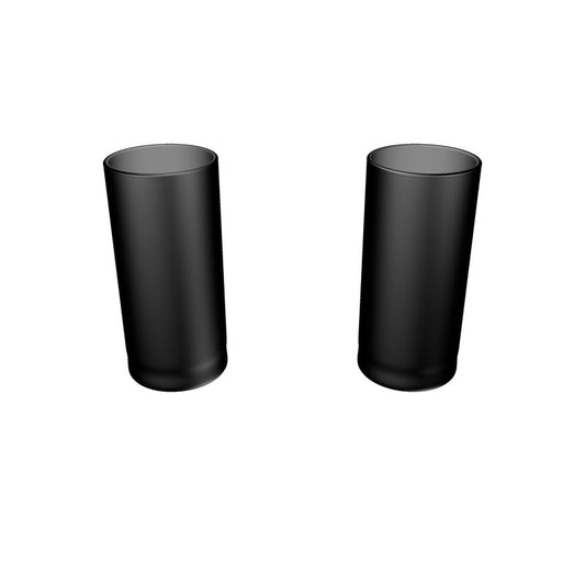 Black Gold Round Shot Glass (Set of 2)