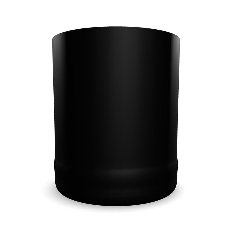 Black Gold Whiskey Glass