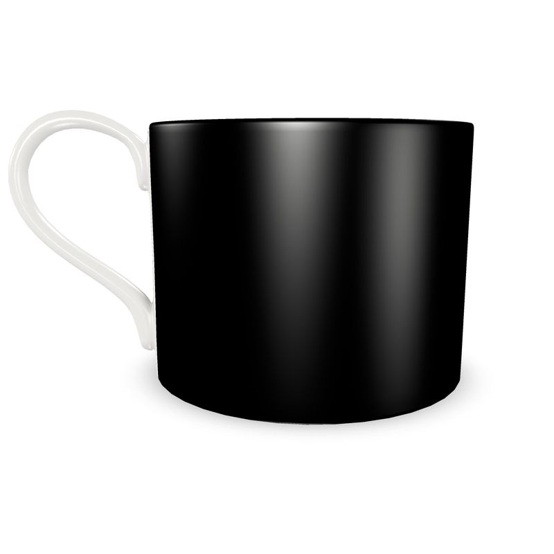 Black Gold Cup and Saucer