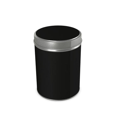 Black Gold Cylinder Tins