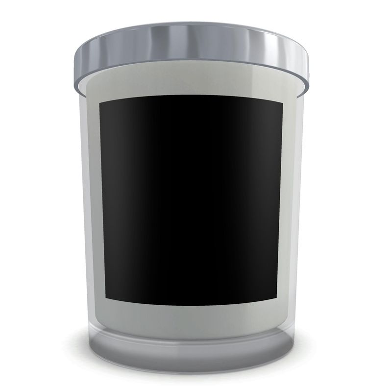 Black Gold Set Candle in Glass