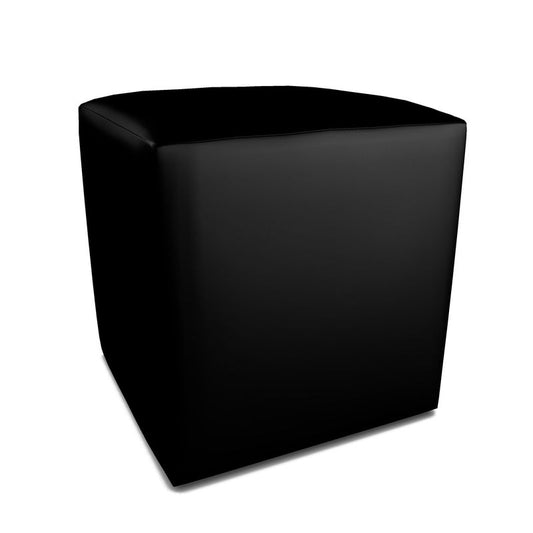Black Gold Square Pouffe