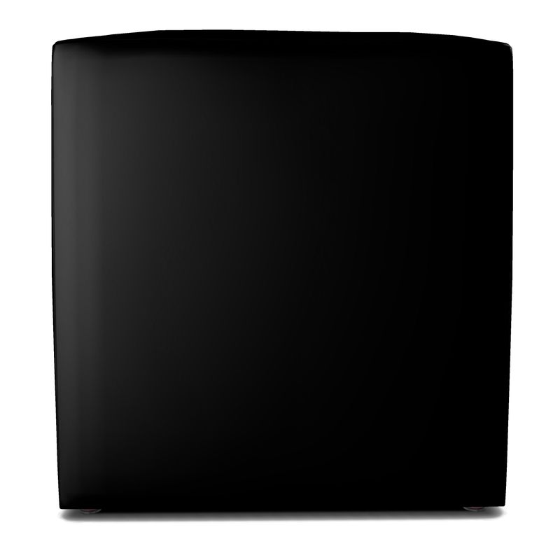 Black Gold Square Pouffe