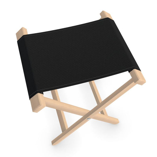 Black Gold Folding Stool Chair