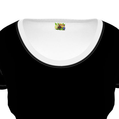 Black Gold Ladies Scoop Neck T-Shirt