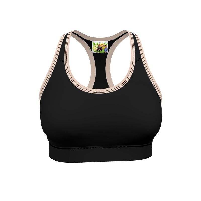 Black Gold Sports Bra