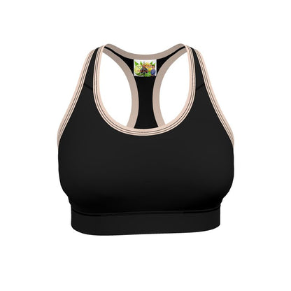 Black Gold Sports Bra
