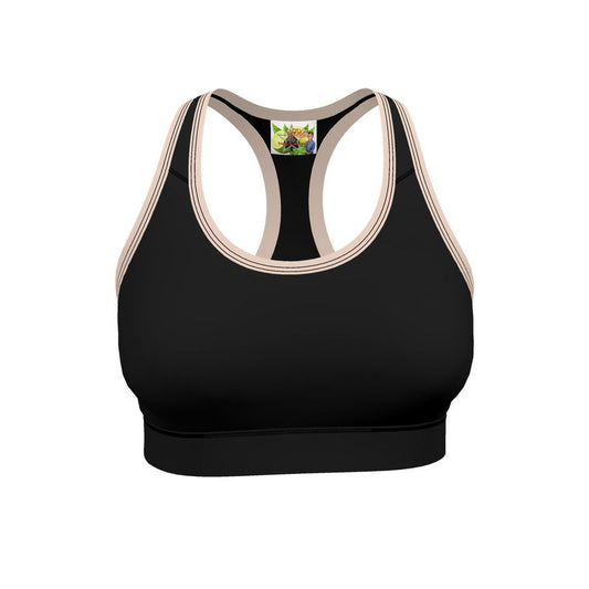 Black Gold Sports Bra