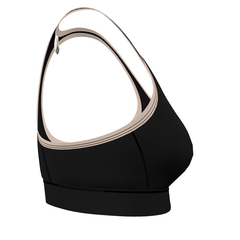 Black Gold Sports Bra