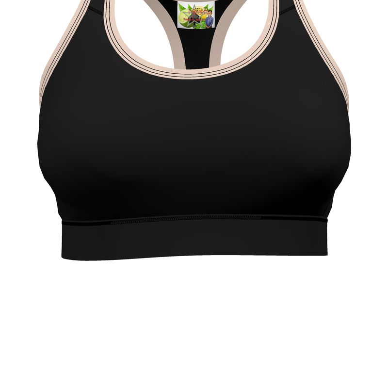 Black Gold Sports Bra
