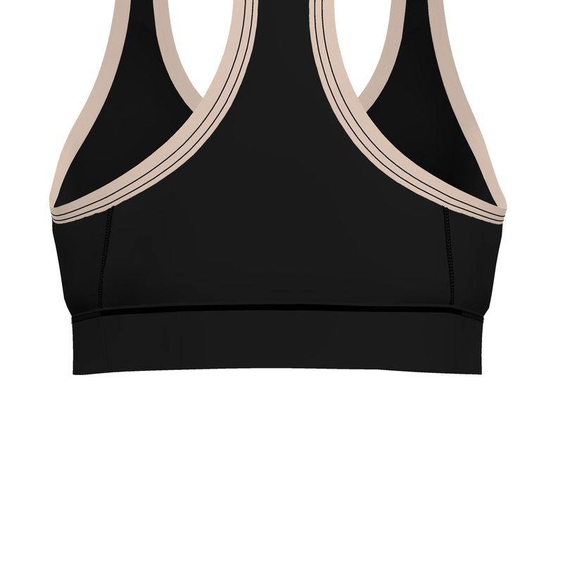Black Gold Sports Bra
