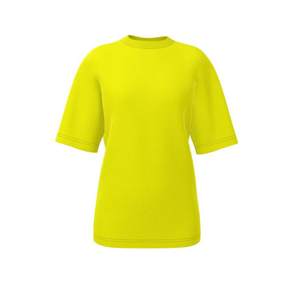 Light yellow Womens Oversized T-Shirt