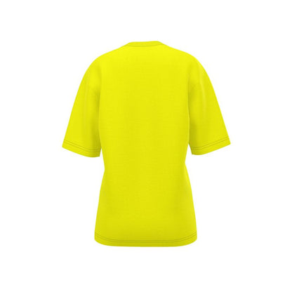 Light yellow Womens Oversized T-Shirt